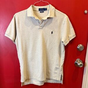 Polo by Ralph Lauren Men's Light Gray Polo Shirt